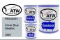 Preview: Mitsubishi, Silver Blue Metallic, SM9: 1L Lackdose + 1L Klarlack + 500ml Härter - Set, von ATW Autoteile West.